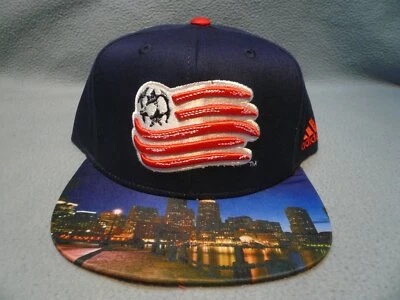 Adidas New England Revolution Skyline BRAND NEW Snapback hat cap MLS Soccer Club - Image 1 of 4