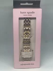 NEW Kate Spade Apple Watch Strap Band Gold Tone Scallop Link Band 38/40/41mm - Picture 1 of 10