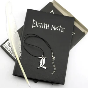 Death Note Yagami Shinigami Killer Cosplay Notebook Book, Pen and Necklace Set - Picture 1 of 5