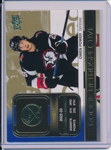 2023-24 Upper Deck Series 1 Rookie Retrospective Gold Owen Power