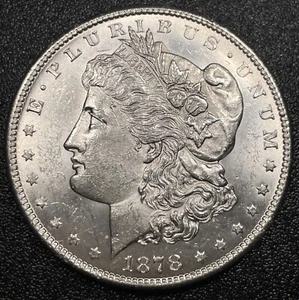 1878-S Morgan Silver Dollar $1 Choice Uncirculated - Picture 1 of 2