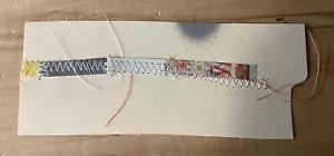 Thomas Campbell original sewn painting art piece 2021 / Barry McGee Surf Surfing - Picture 1 of 5