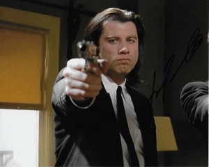 FOTO 8X10 FIRMADA POR JOHN TRAVOLTA 'PULP FICTION' VINCENT VEGA *CERTIFICADO DE AUTENTICIDAD 5 *PRUEBA - Imagen 1 de 2