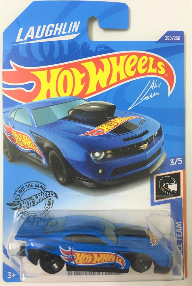 Hot Wheels 2020 250/250 HW Race Team 3/5 Laughlin '10 Pro Stock Camaro Blue MOSC - Image 1 of 1