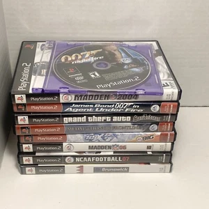 PlayStation 2 Lot of 9 Games / Tested / Working / Most CIB / Sports / Action - Picture 1 of 4