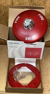 Systemsensor SC24177 Deckenhalterung nur Feuerwehr Strobe 🙂 Farbe ROT. - Bild 1 von 3
