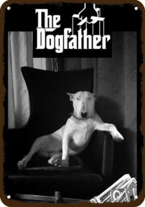 1985 Spuds MacKenzie Bull Terrier The Dog Father DECORATIVE REPLICA METAL SIGN - Picture 1 of 1