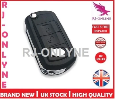 FOBTRONICS 3 button flip key fob case For Land Rover Discovery 3 Range Rover WITH LOGO A73