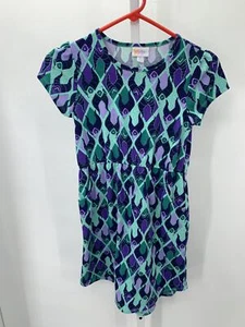 Lularoe Size 12 Girls Short Sleeve Dress - Picture 1 of 2