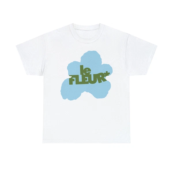 Le Fleur Flower T-shirts Blue