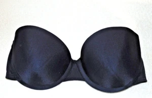 Victoria's Secret Trägerloser BH schwarz Nylon gepolstert mit Bügel Gr. 34D - Bild 1 von 4