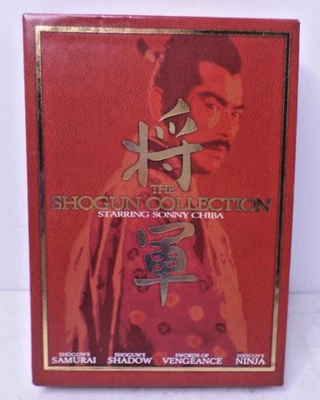The Shogun Collection (DVD, 2006, 4-Disc 4-Film Set) Sonny Chiba Samurai Ninja Foto 1 de 4