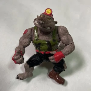 1991 TMNT Teenage Mutant Ninja Turtle Dirtbag Rat Mole Figure - Picture 1 of 6