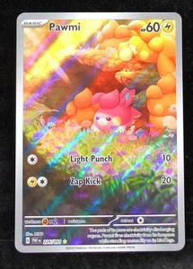 Pawmi 226/091 SV Paldean Fates Holo Pokemon Juego de Cartas Coleccionables Casi Como Nuevo Ilustración Raro Casi Nuevo/Muy Nuevo - Imagen 1 de 2