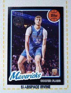 2025-26 TOPPS FLAGSHIP COOPER FLAGG #80BK-51 RC 45TH ANNIVERSARY BLACK /10 (GTL - Picture 1 of 10