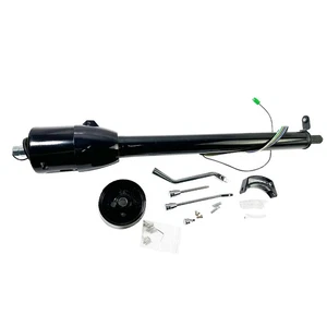 30" GM Steering Column Tilt No Key Universal W 9 Holes Adapter Black Automatic - Picture 1 of 6