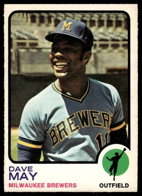 1973 O-Pee-Chee Dave May Milwaukee Brewers #152 - Image 1 of 2