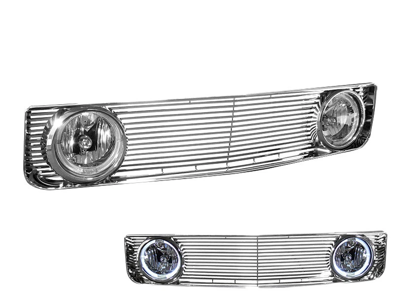 2005-2009 Ford Mustang Base Model Excl. GT OE - GT Style Grille Chrome - Image 1 of 1