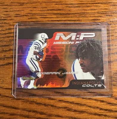 2000 Fleer Showcase Mission Possible #9 Edgerrin James Indianapolis Colts HOF - Image 1 of 2