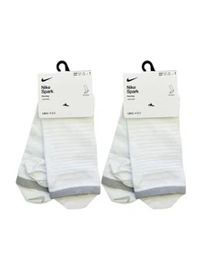 2 Pairs Nike Spark Lightweight Running NO SHOW Socks, Size: Men's 10-11.5 - Picture 1 of 3