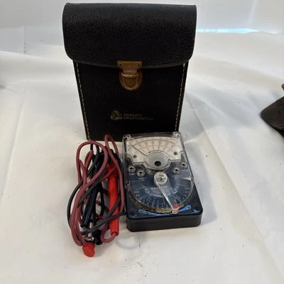 Triplete Modelo 310C Vintage con Cables y Estuche de Cuero Foto 1 de 4