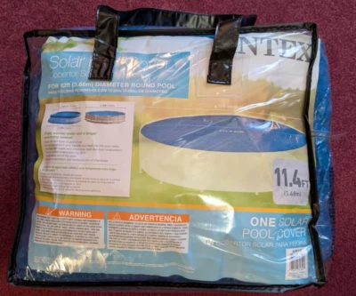 Intex 29022E Solar Cover for 12ft Diameter Easy Set and Frame Pools - Brand New - Image 1 of 4