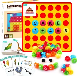 Flash Cards For Toddlers Learning Toys Letter Games Toddler Toy Sight Words Fl - Picture 1 of 8