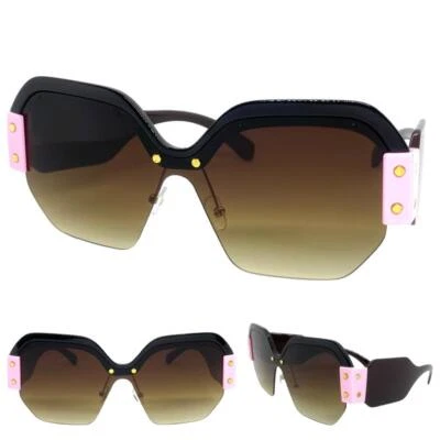 Oversized Exaggerated Classic Elegant Modern Retro Style SUN GLASSES Large Frame - Image 1 of 4
