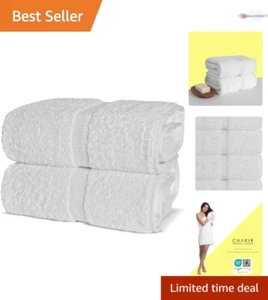 Turkish Bath Towels 100% Cotton 35x70 Large Absorbent Spa Quality Set of 2 - Picture 1 of 8