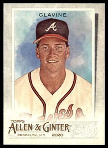 2020 Topps Allen & Ginter Tom Glavine Baseball Card #1