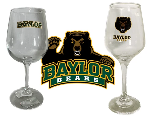 Baylor Bears  Wine Glass NCAA Licensed NEW Cover