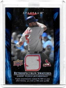 CAMISETA USADA ALBERT PUJOLS 2008 CUBIERTA SUPERIOR RETROSPECTRUM JUEGO - Imagen 1 de 1