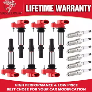 6x Ignition Coils w/6x Spark Plugs For Holden Commodore VZ V6 3.6L Sedan Ute LE0 - Picture 1 of 12