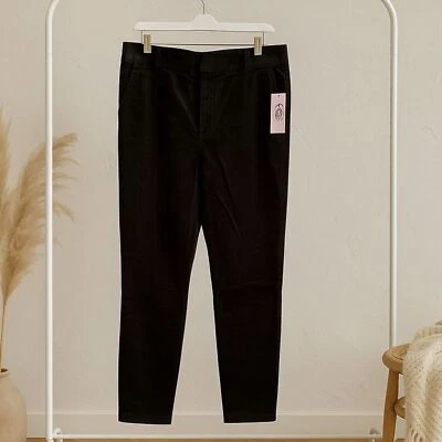 Juicy by Juicy Couture Black Corduroy Tapered Pants – Women’s Size 12 - Image 1 of 4