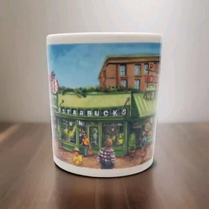 Vintage Starbucks Public Market Farmers Market 12 Oz. Coffee Mug Cup 1999 - Picture 1 of 10