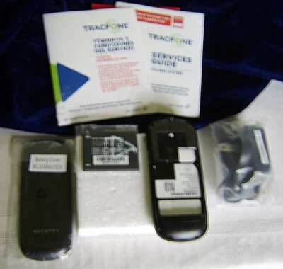 Alcatel  A205G - Black (Tracfone) Cellular Phone with Power Supply - New - Image 1 of 4