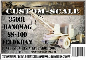 CS 35081 Hanomag SS-100 Feldkran Conversion Kit für Takom  2068 Customscale 1:35 - Picture 1 of 4