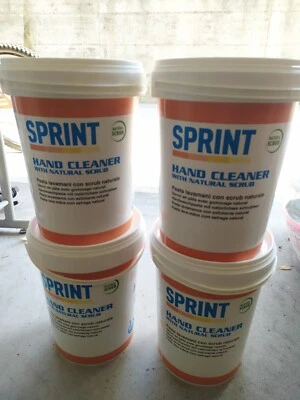 SUPER PREZZO PASTA LAVAMANI SPRINT USO PROFESSIONALE 4 BARATTOLI X 4 KG CADAUNO  - Immagine 1 di 2