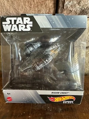 Hot Wheels Star Wars Starships Select Razor Crest 2021 Damage Packaging - Image 1 of 4