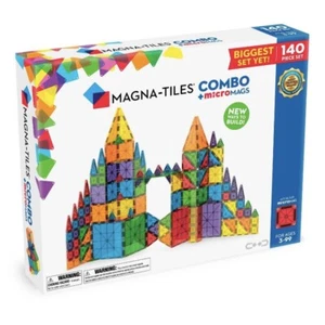 Magna-Tiles Combo Micro Mags Set 140pc Educational Building Toy (New) - Picture 1 of 16