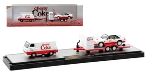 M2 Machines '65 Ford Econoline Delivery Van - CHERRY COKE & '90 Ford Mustang GT - Picture 1 of 1