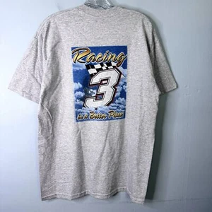 Dale Earnhardt NASCAR Memorabilia 3 Racing in a Better Place Graphic Tee Men's L - Picture 1 of 12