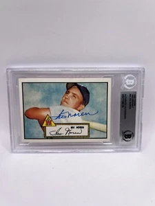 Irv Noren Signed 1983 Topps 1952 Reprint #40 Beckett Auto - Picture 1 of 2