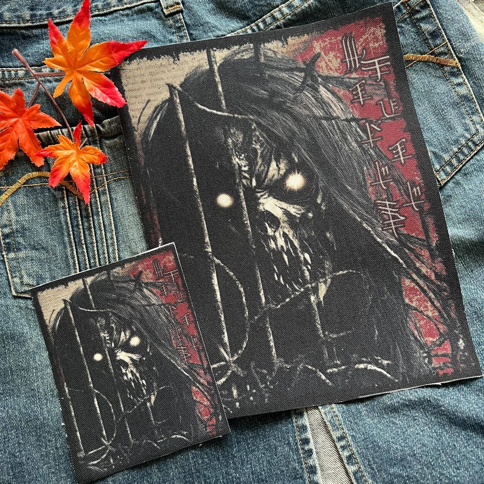 Terror Zombie Arte Oscuro Psychobilly Grunge Estilo Hierro en Hágalo Usted Mismo Parche de Lienzo Foto 1 de 1