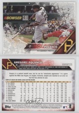 2016 Topps Holiday Metallic Snowflake Gregory Polanco #HMW125