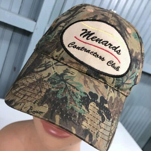 Menards Camo Contractors Club Adjustable Baseball Cap Hat - Picture 1 of 5
