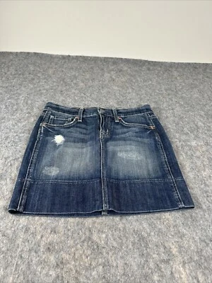 Falda Fossil Original Mujer Talla 25 Denim Envejecido Foto 1 de 4