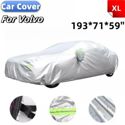 Full Car Cover Waterproof Sun UV All Weather Outdoor Protection For Volvo S60 - Image 1 of 4