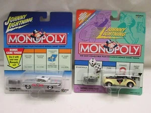 Johnny Lightning Monopoly EINKOMMEN LUXUSSTEUER Lincoln Vintage Willys Token Druckguss - Bild 1 von 6