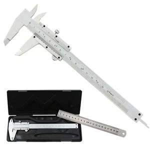 Non Digital Vernier Caliper, 6"/150mm Stainless Steel Caliper Measuring Tool,... - Picture 1 of 8